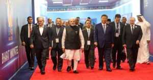 BRICS समिट का दूसरा दिन, PM मोदी जी भारत मंडपम पहुंचे